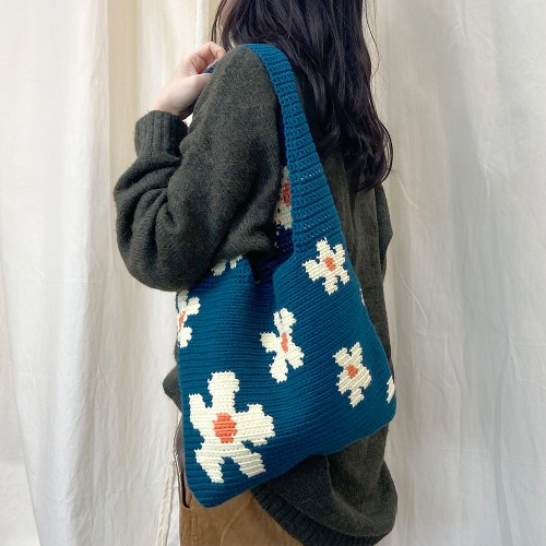 [유료도안] 꽃님이 가방 Flower Crochet Bag