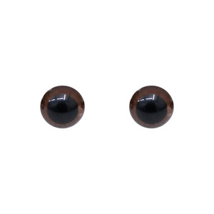 [인형눈] 아름다운 크리스탈 갈색 눈동자 나사형 10mm